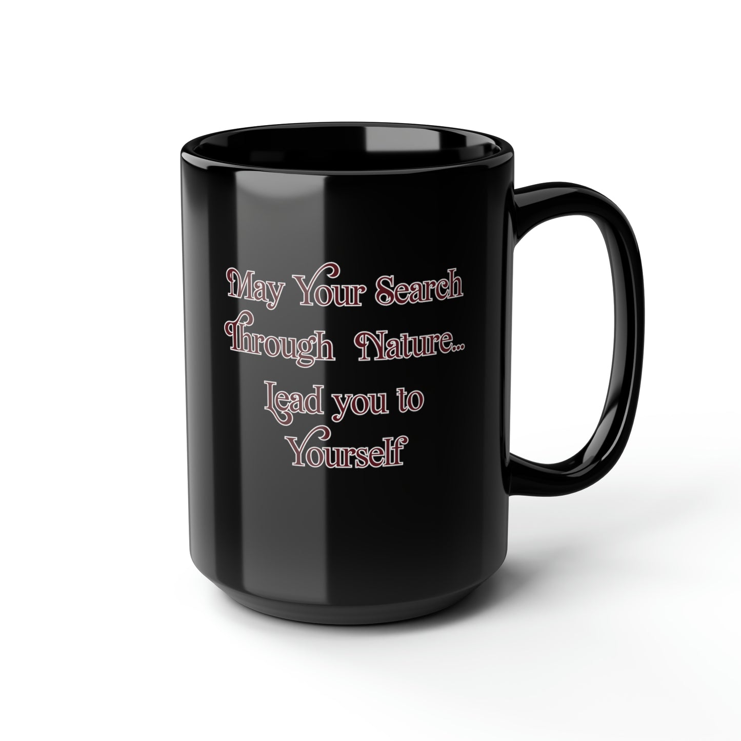 Moose Alley Black Mug, 15oz