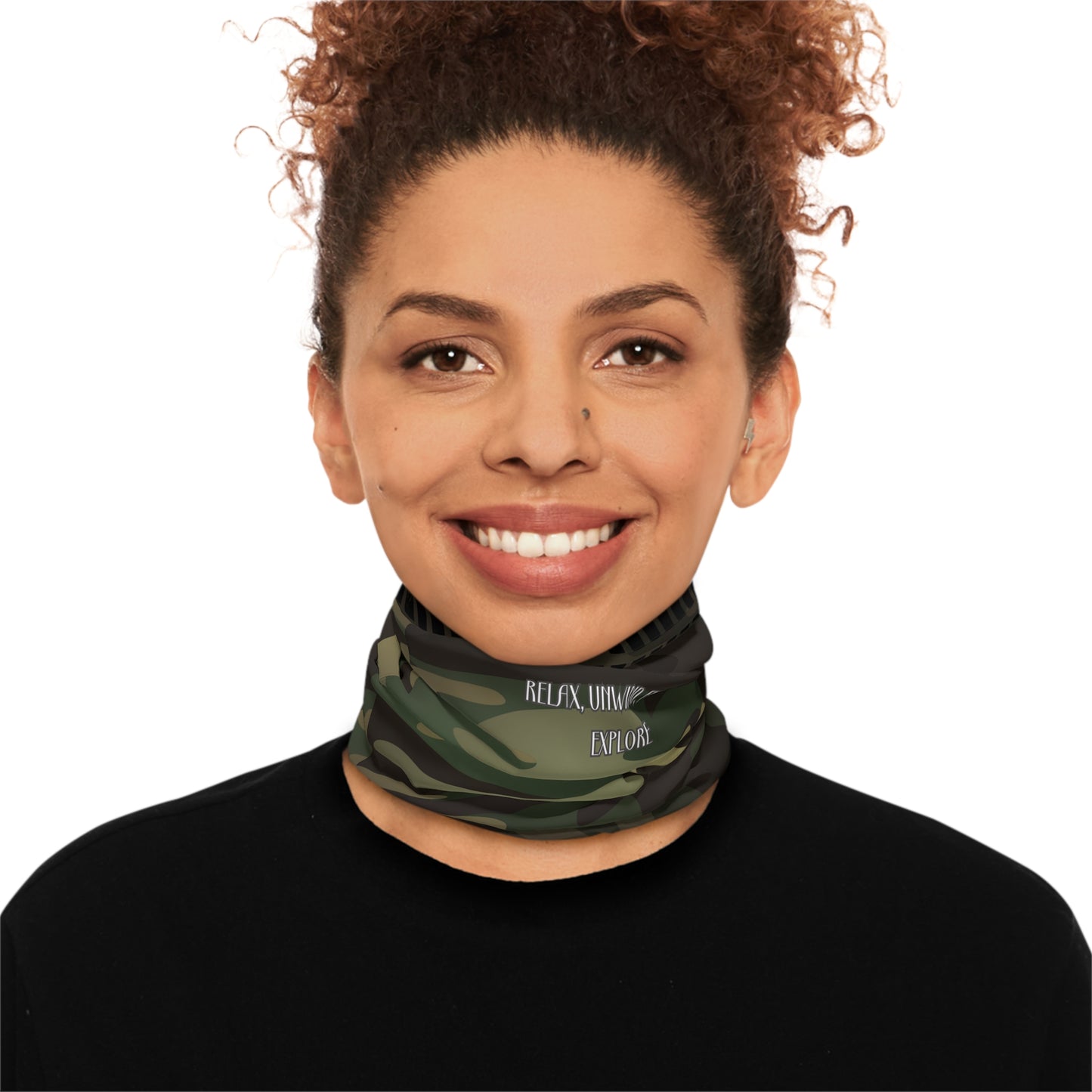 Trailside Retreat Camo Night  Lightweight Neck Gaiter