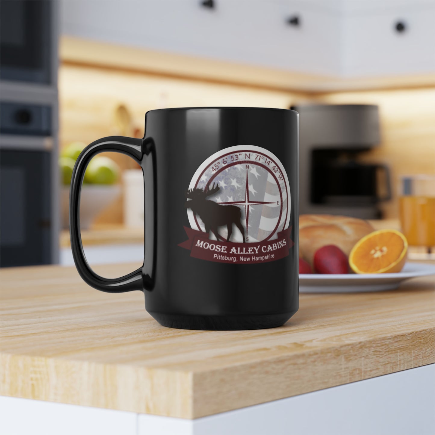 Employee of the Month Moose Alley Black Mug, 15oz