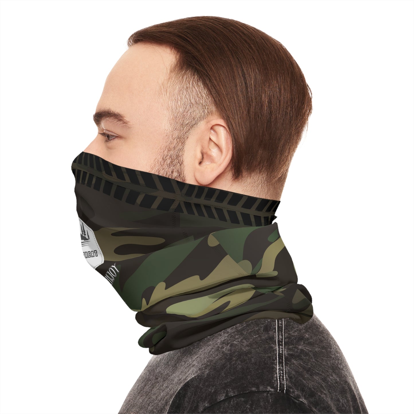 Trailside Retreat Camo Night  Lightweight Neck Gaiter