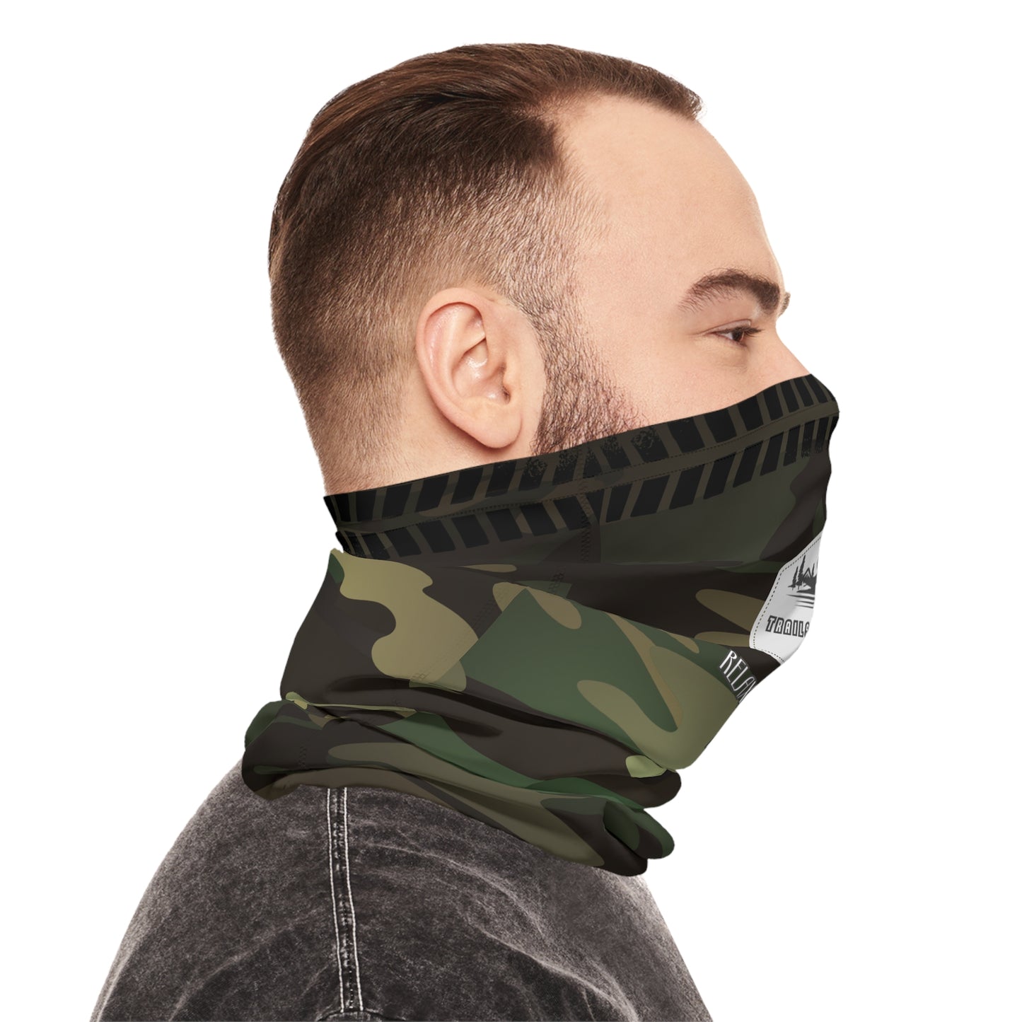 Trailside Retreat Camo Night  Lightweight Neck Gaiter