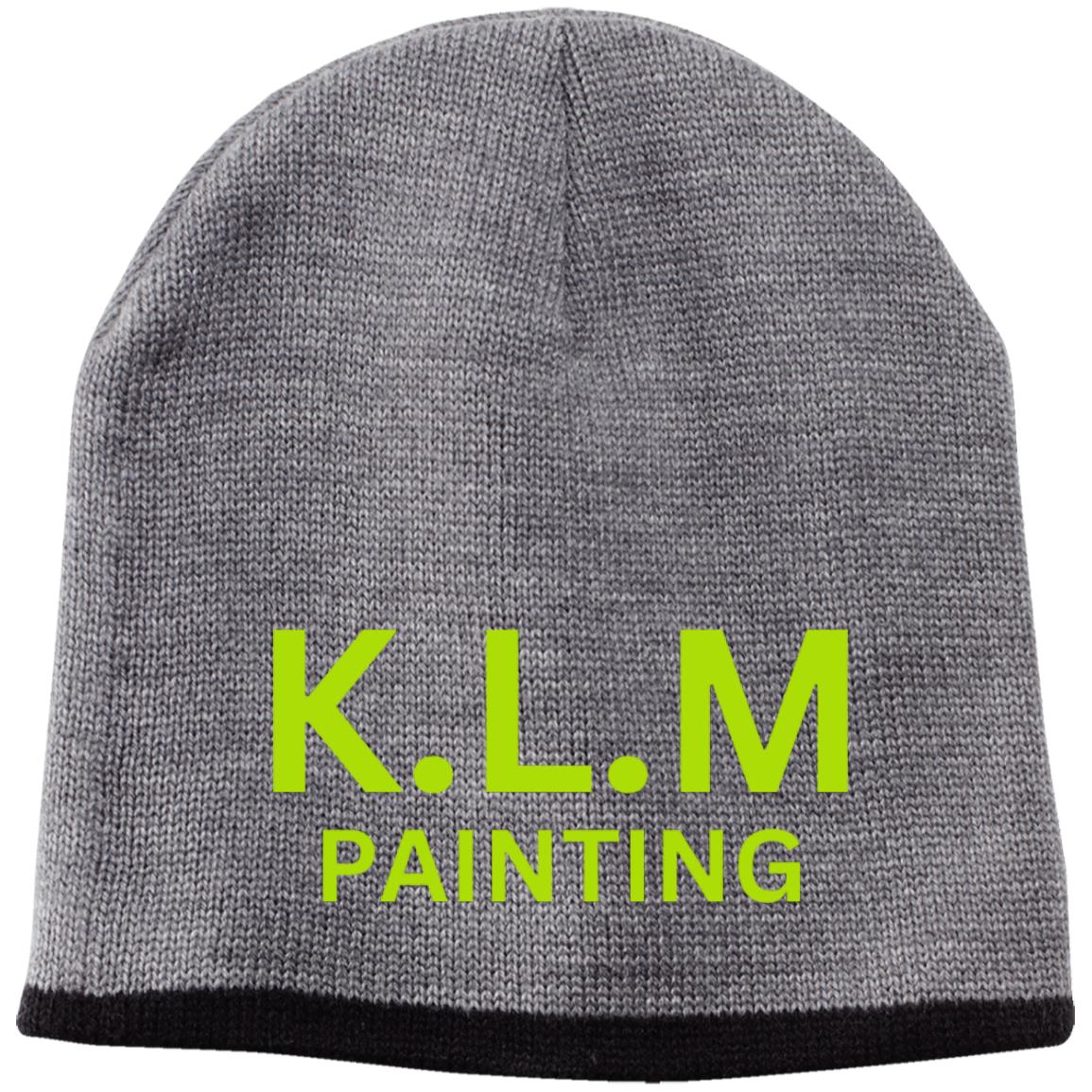 K.L.M (2) KLM CP91 Embroidered 100% Acrylic Beanie