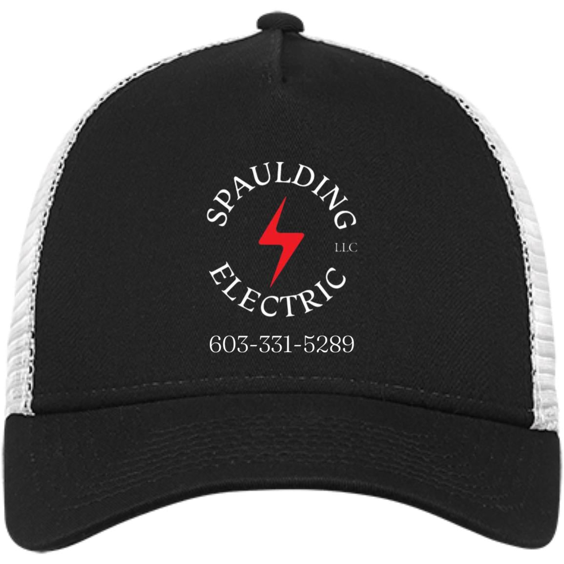 spaulding final (1) Spaulding Elec NE205 Embroidered Snapback Trucker Cap