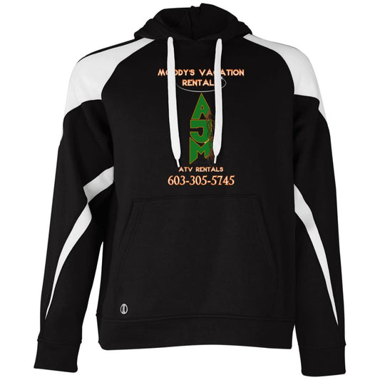 AJM 229546 Athletic Colorblock Fleece Hoodie