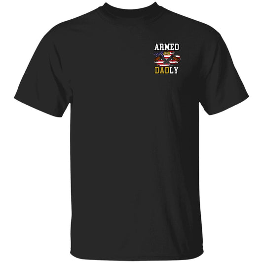 DAD Armed Flag Dad Flag G500 5.3 oz. T-Shirt