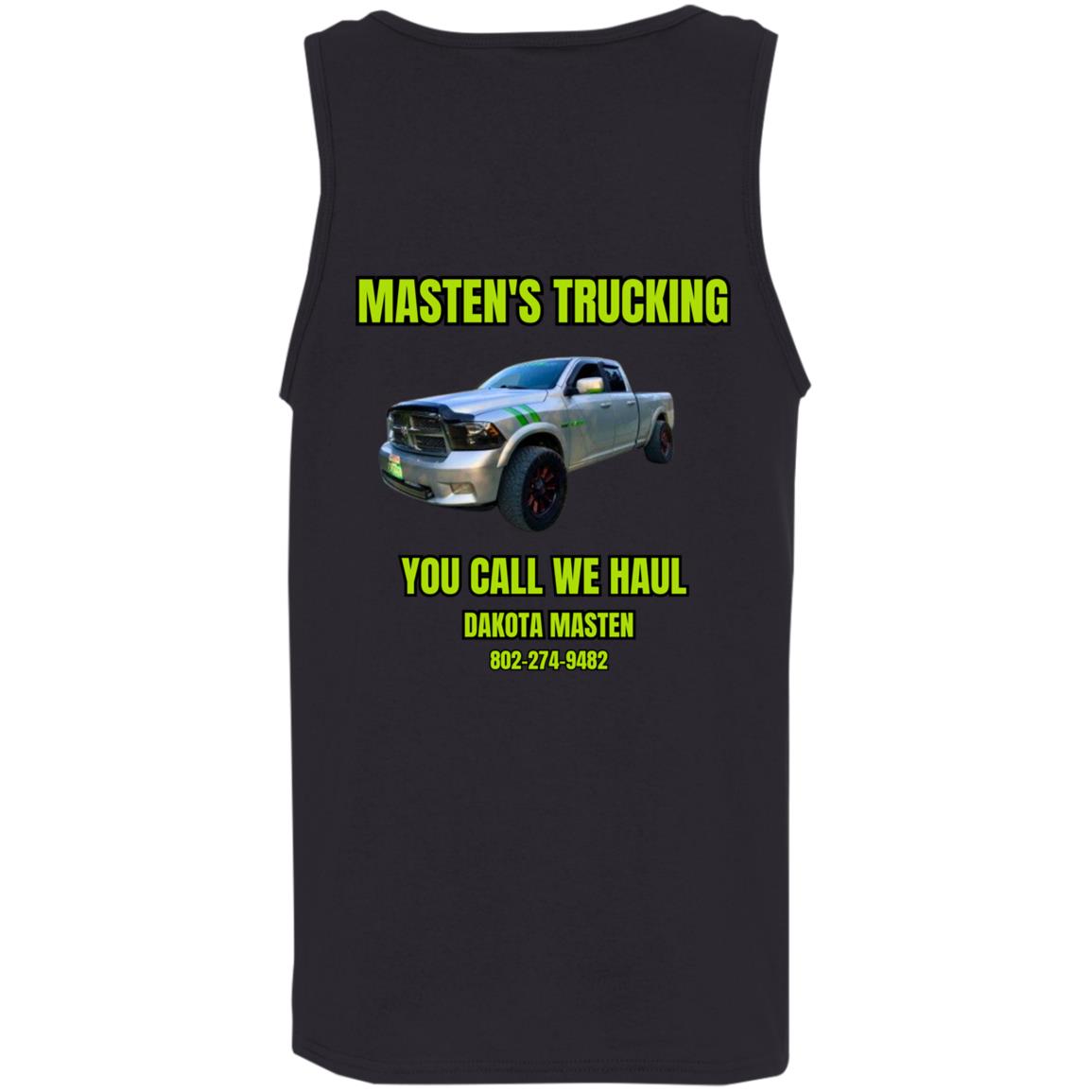 MASTEN TRUCKING (2) MASTEN'S G520 Cotton Tank Top 5.3 oz.