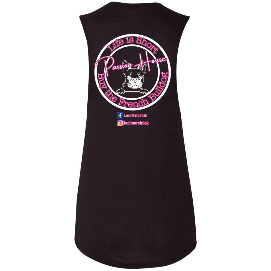 Tammy Front Tammy B8803 Ladies' Flowy Muscle Tank