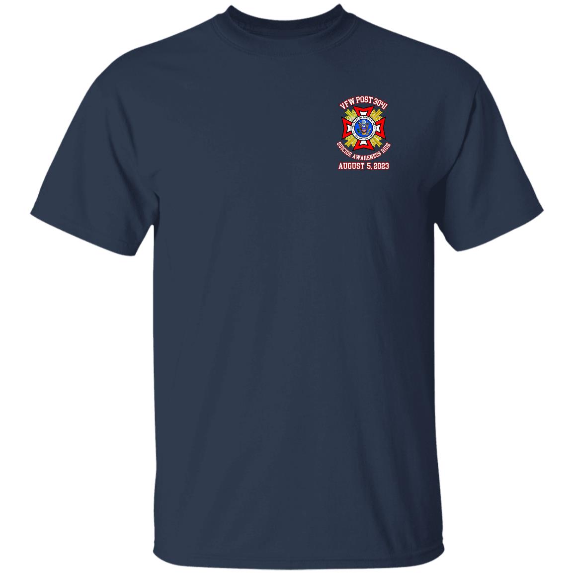 FRONT VFW SAW (6) VFW G500 5.3 oz. T-Shirt