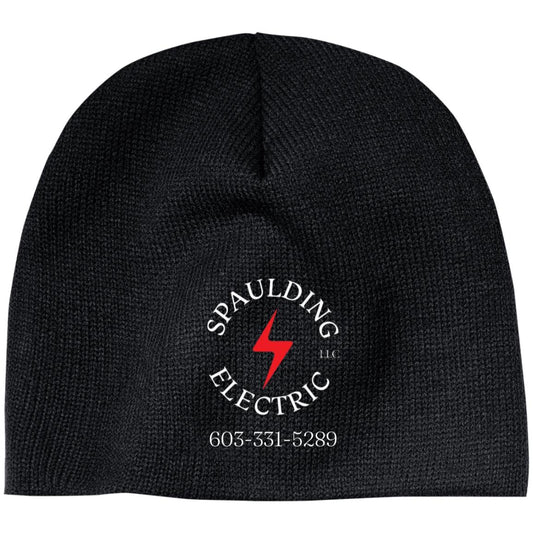 spaulding final (1) Spaulding Elec CP91 Embroidered 100% Acrylic Beanie