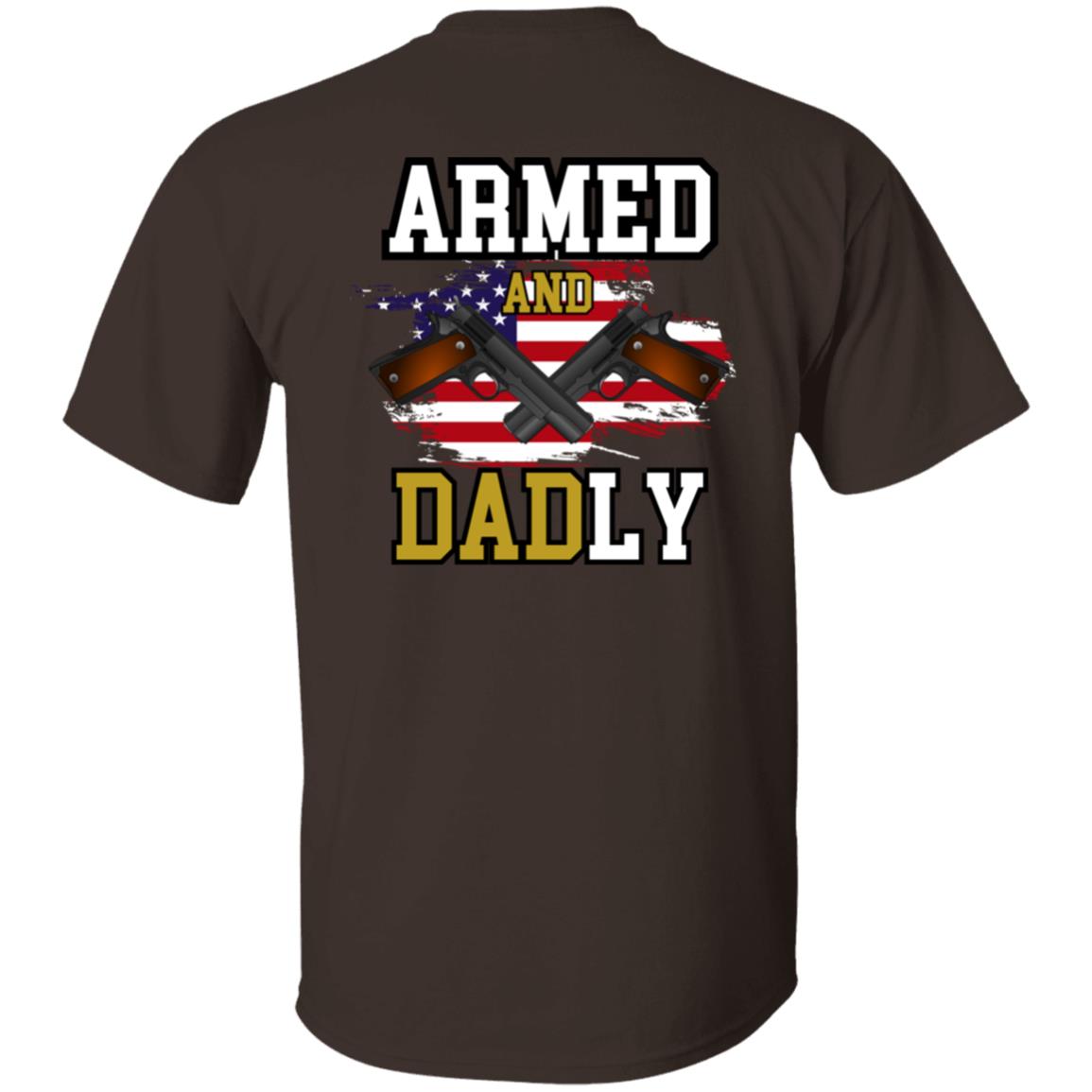 DAD Armed Flag Dad Flag G500 5.3 oz. T-Shirt