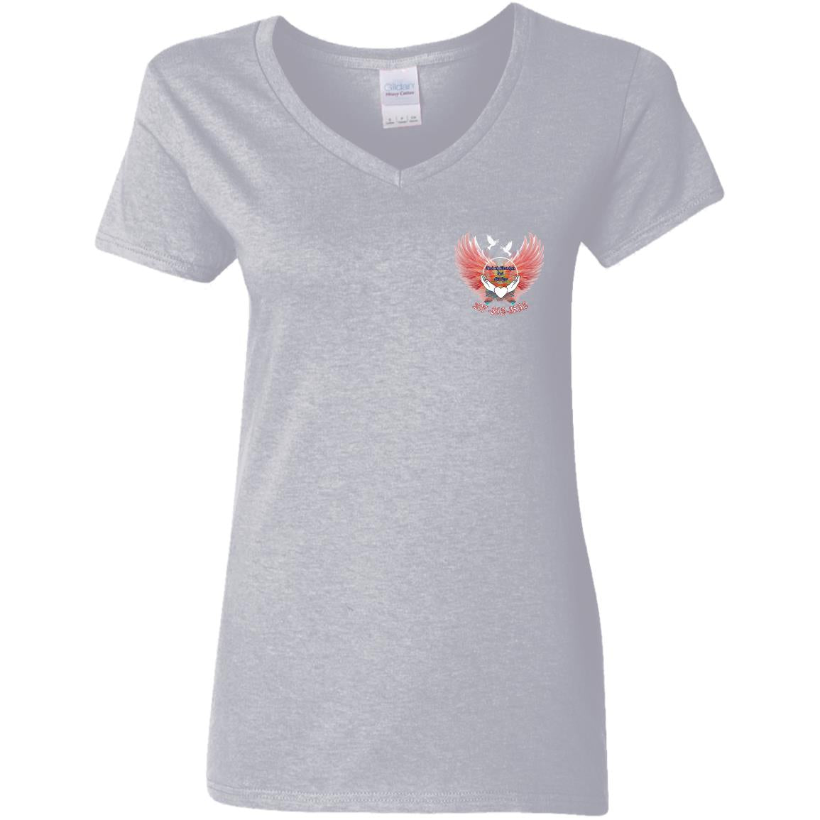 Tracey ABE G500VL Ladies' 5.3 oz. V-Neck T-Shirt