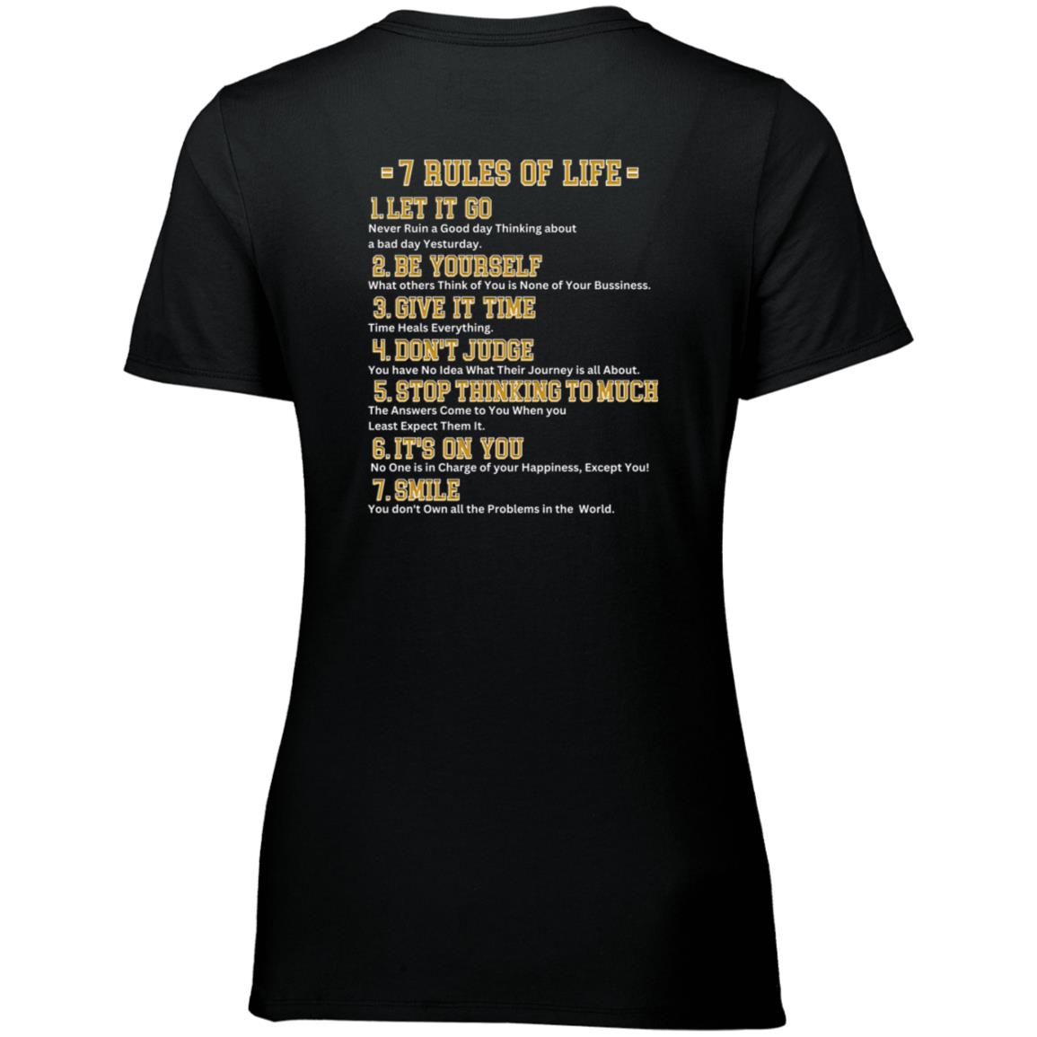 7 Rules Front (1) 7 Rules 64STTX Ladies’ Essential Dri-Power Tee