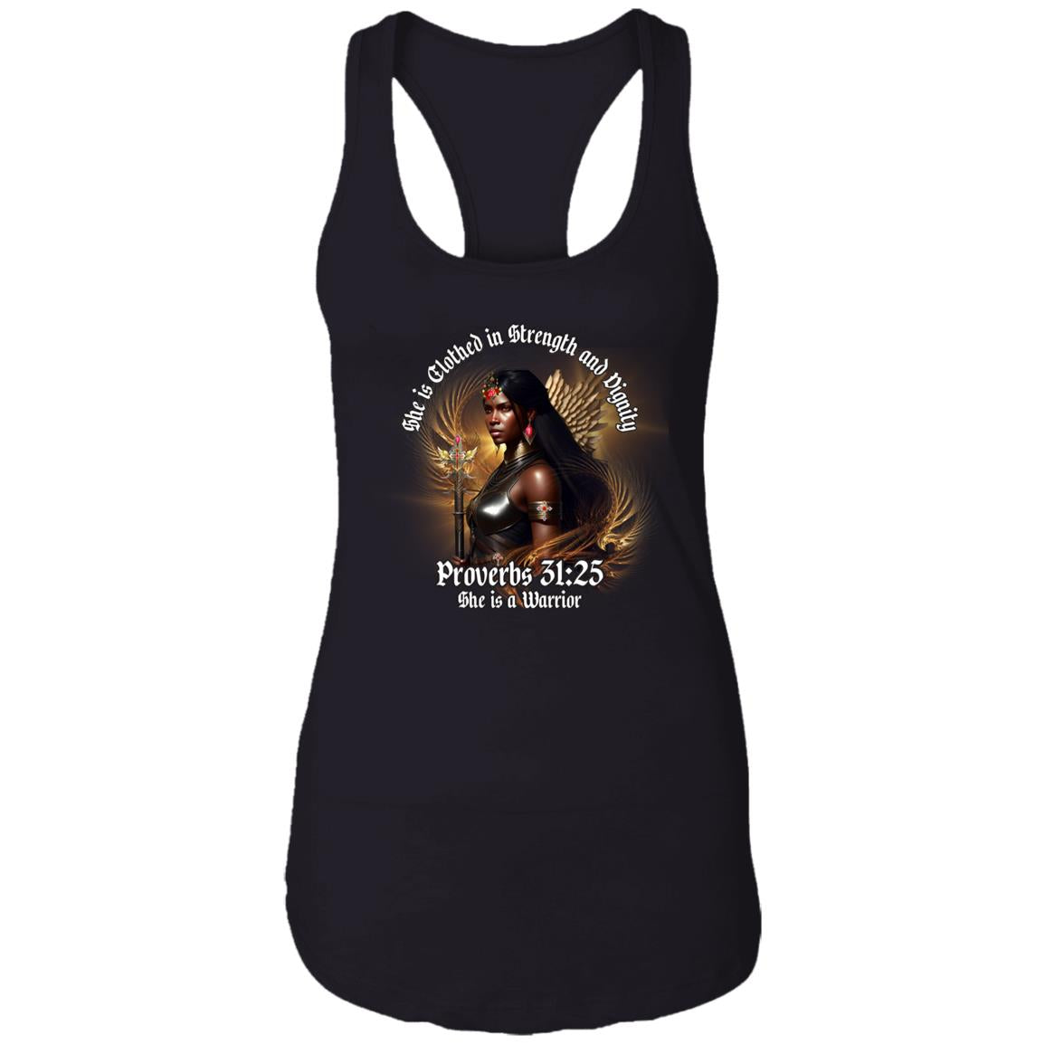 SHE IS A WARRIOR NL1533 Ladies Ideal Racerback Tank