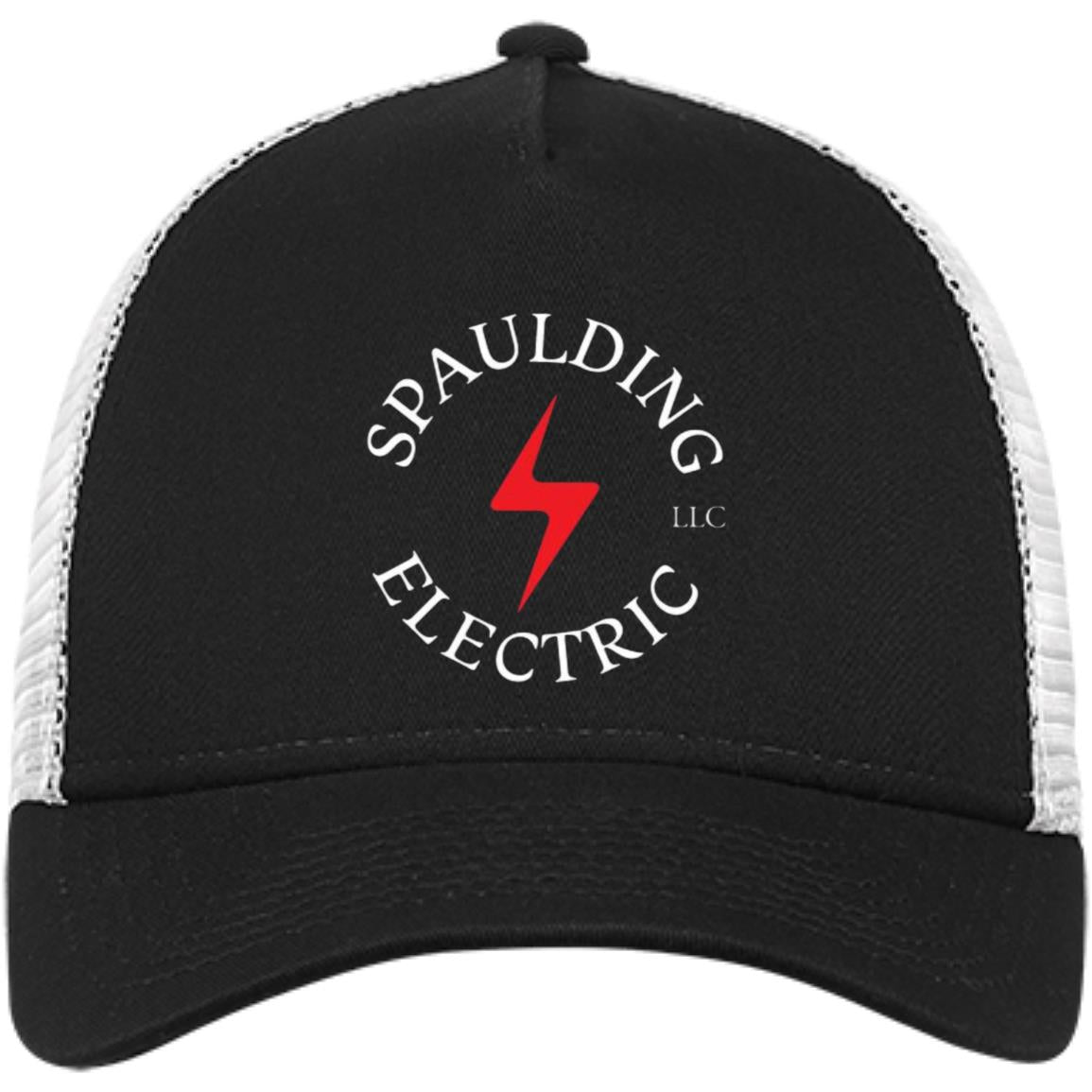 spauldSpaulding Electric NE205 Embroidered Snapback Trucker Cap