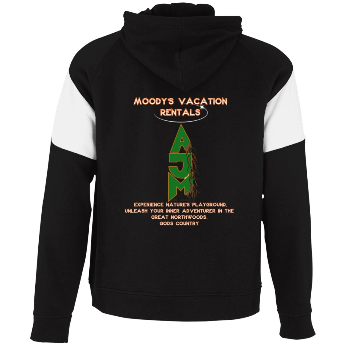 AJM Youth Athletic Color block Fleece Hoodie