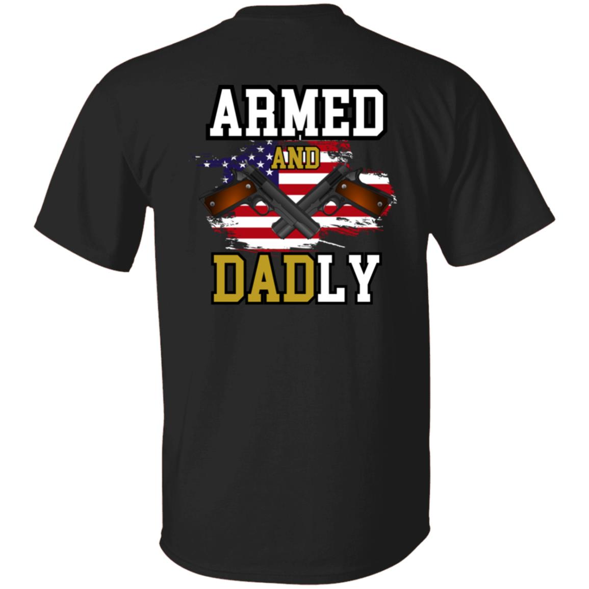 DAD Armed Flag Dad Flag G500 5.3 oz. T-Shirt