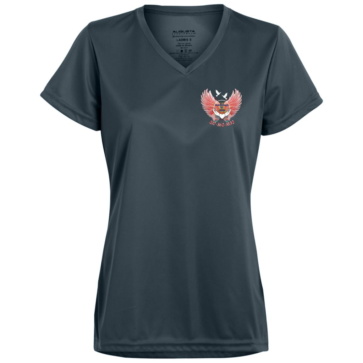 Tracey ABE 1790 Ladies’ Moisture-Wicking V-Neck Tee