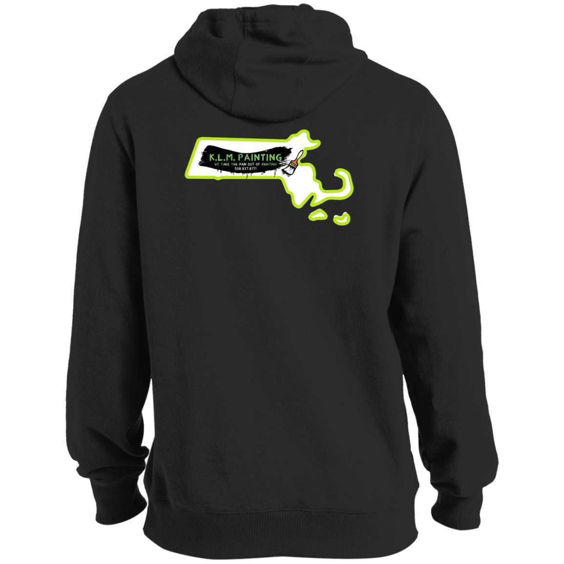 KLM Logoblack KLM ST254 Pullover Hoodie