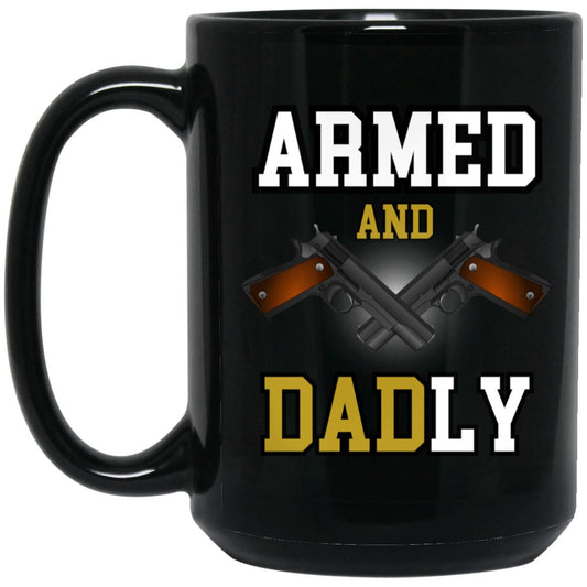 Father's Day  BM15OZ 15 oz. Black Mug