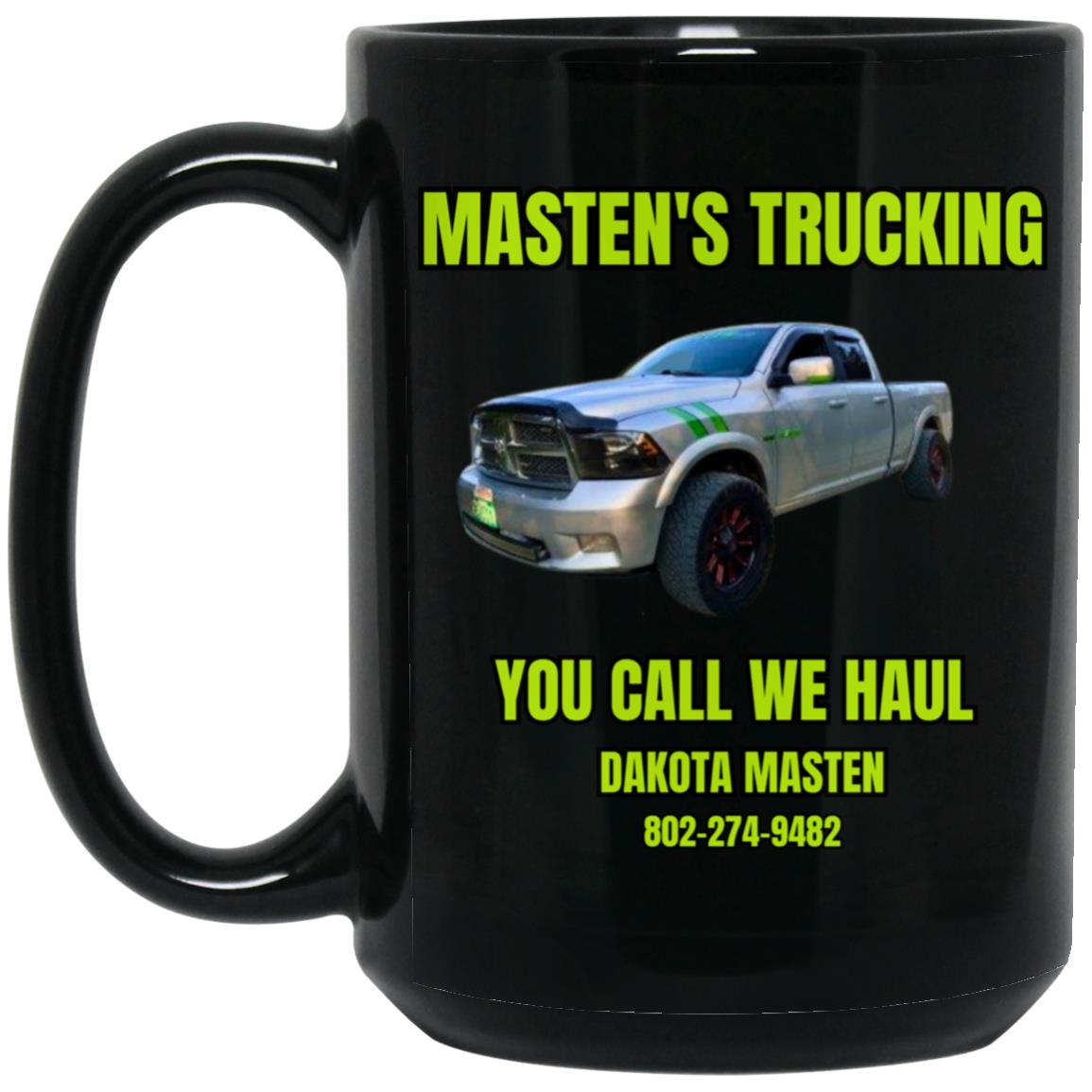 Masten's BM15OZ 15 oz. Black Mug