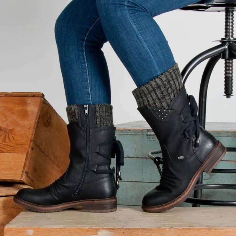 Women's Fall Collection 2020 Women boots Mid-Calf Boot