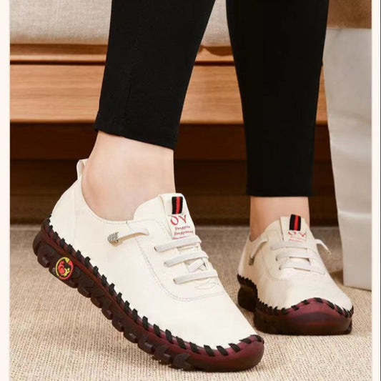 Women's Fall Collection 2023 Women Flat Shoes New Orthopedic Loafers Woman Moccasins Stitched Slip On Ballet Flats For Women Nurse Shoes Medical