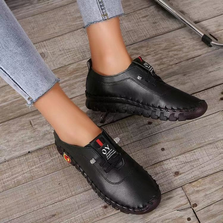 Women's Fall Collection 2023 Women Flat Shoes New Orthopedic Loafers Woman Moccasins Stitched Slip On Ballet Flats For Women Nurse Shoes Medical