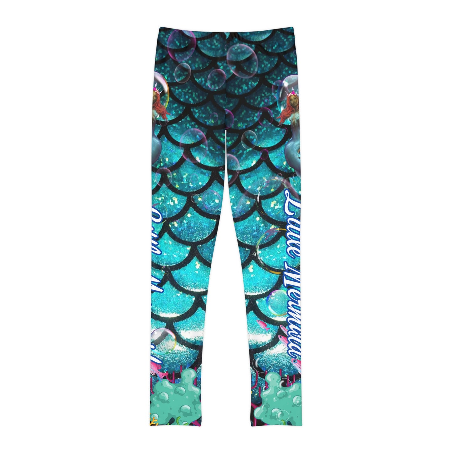 Mermaid Youth Full-Length Leggings (AOP)