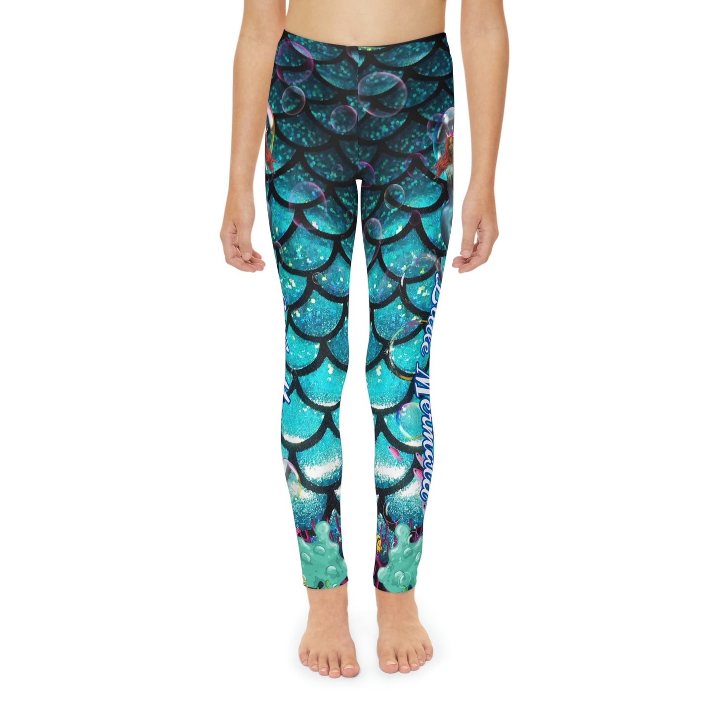 Mermaid Youth Full-Length Leggings (AOP)