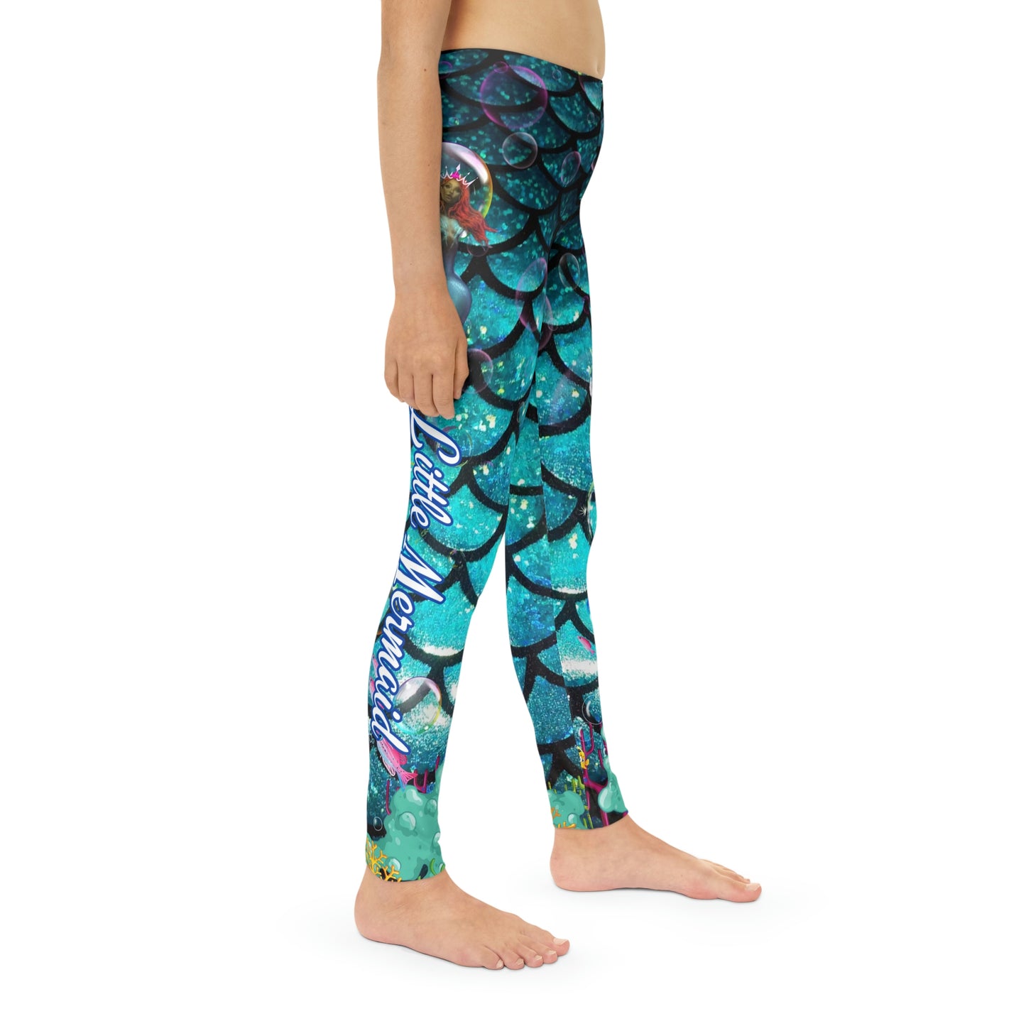 Mermaid Youth Full-Length Leggings (AOP)