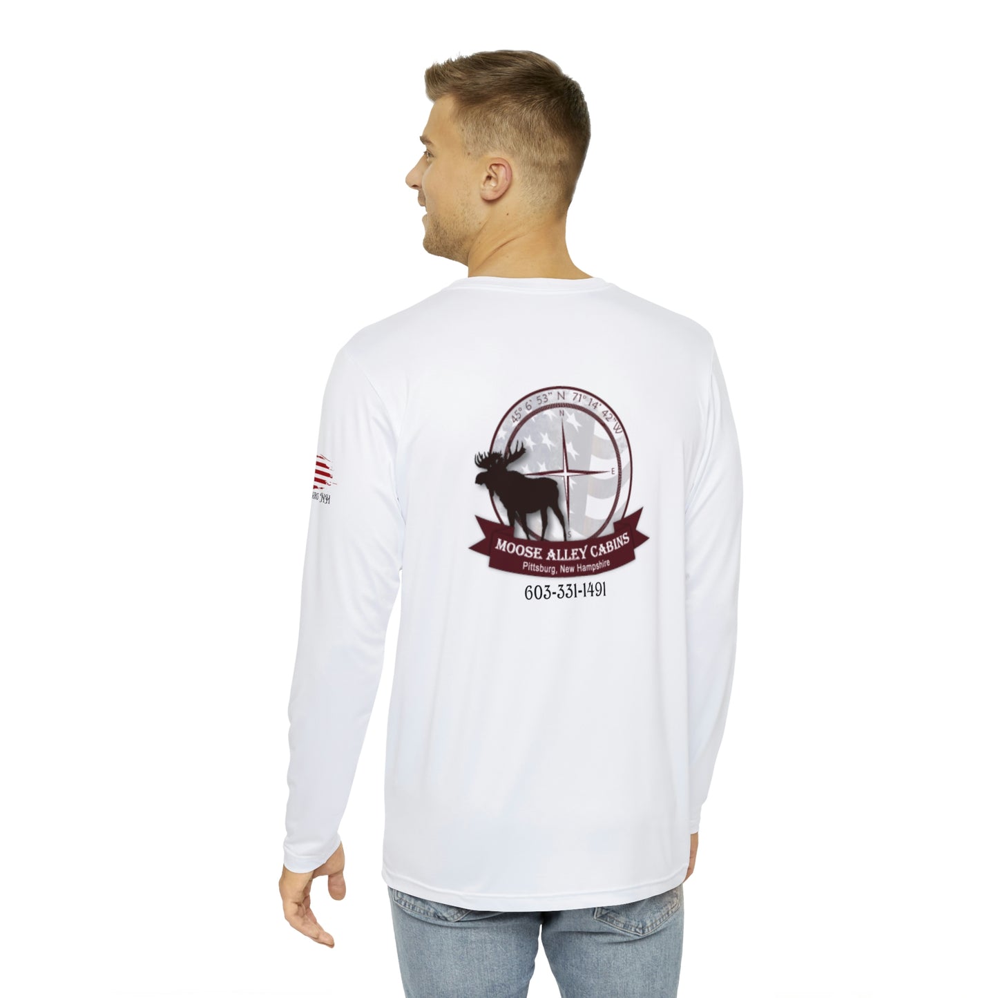 Moose Alley Gear Men's Long Sleeve AOP Shirt