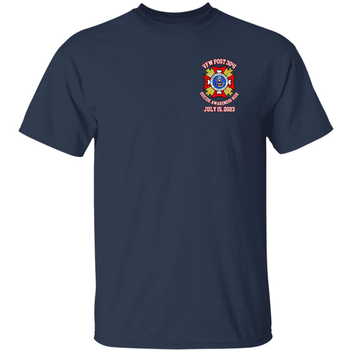 VFW FR BK FINAL SAW G500 5.3 oz. T-Shirt