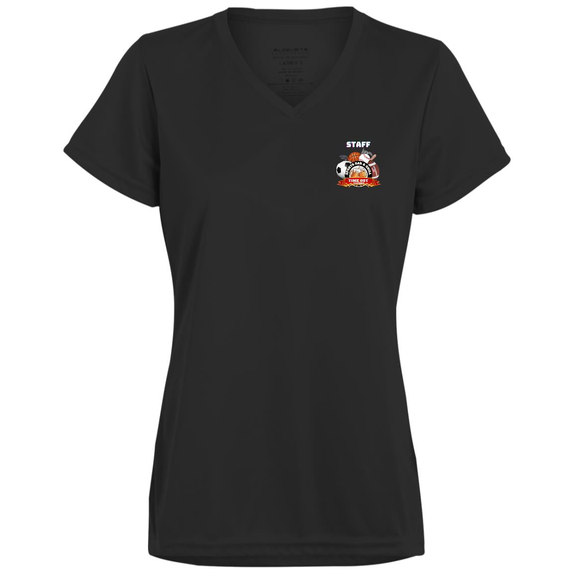 Time Out Tavern 1790 Ladies’ Moisture-Wicking V-Neck Tee