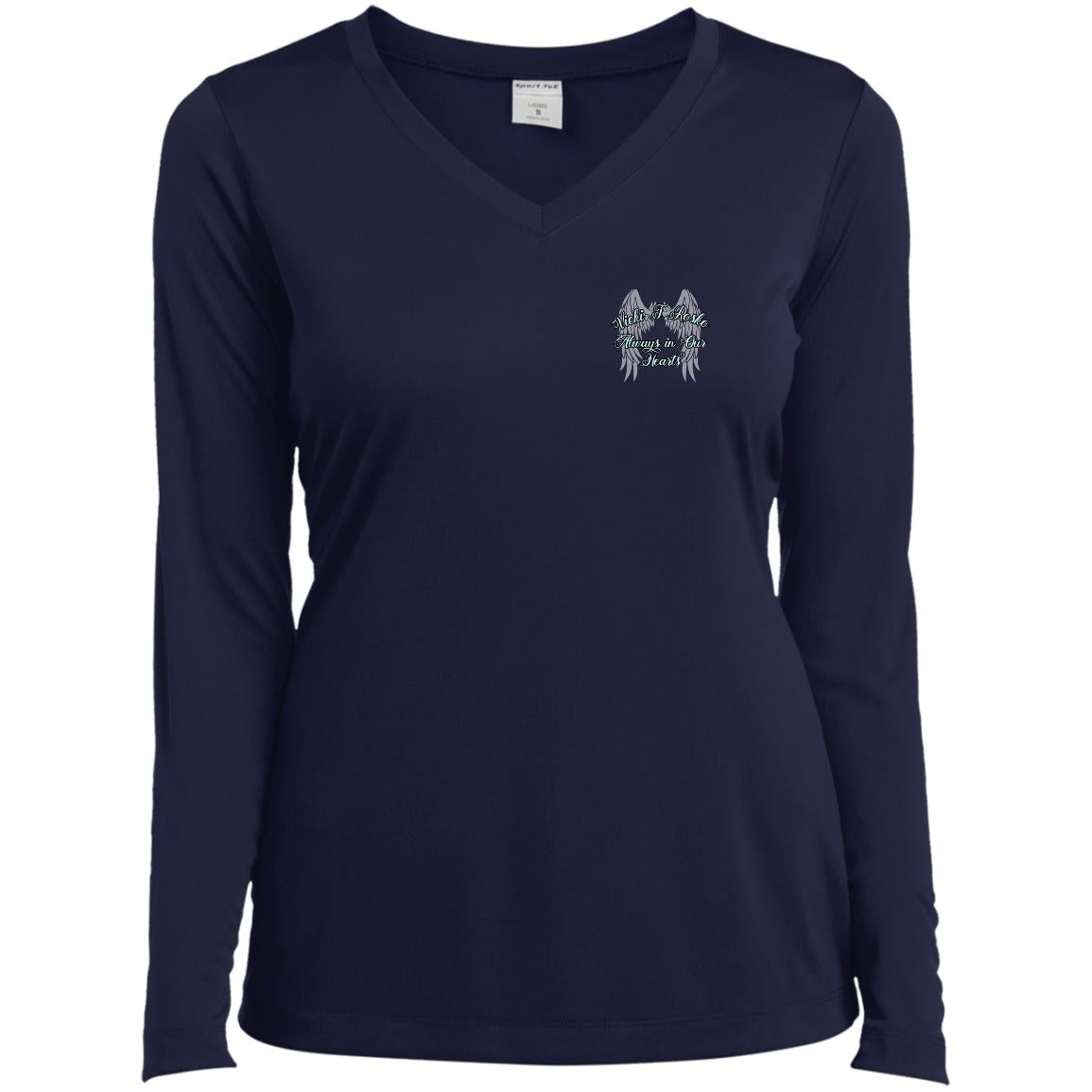 Vicki Rosko LST353LS Ladies’ Long Sleeve Performance V-Neck Tee