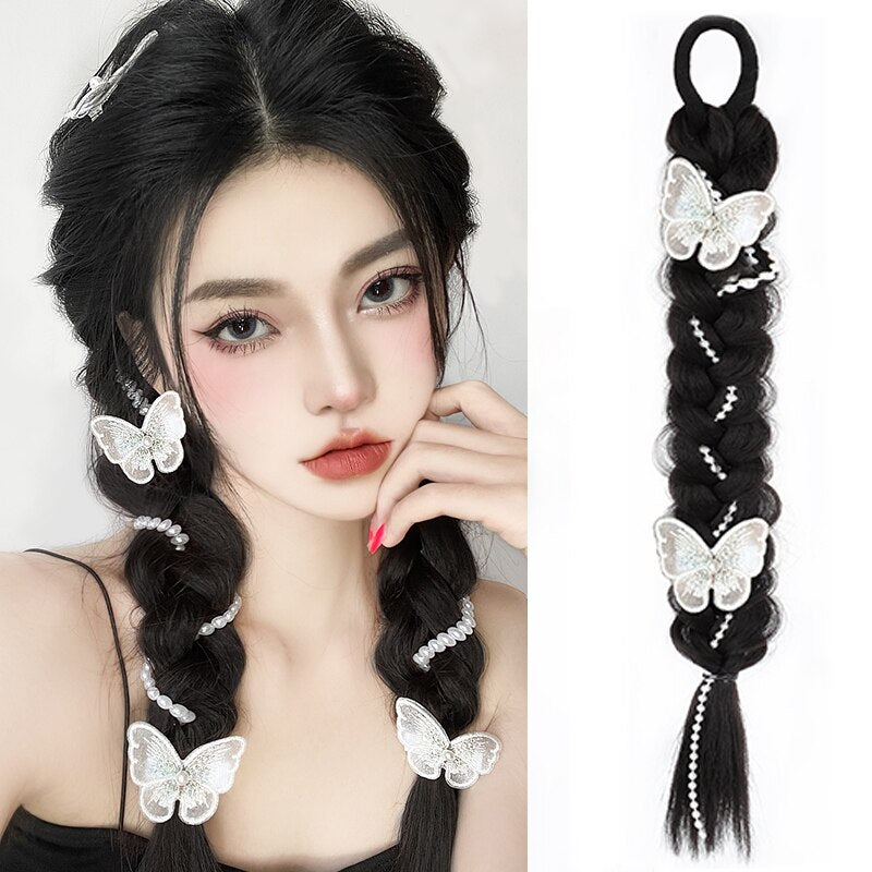 Hair Extensions  Synthetic Bubble Twist Ponytail High Elastic