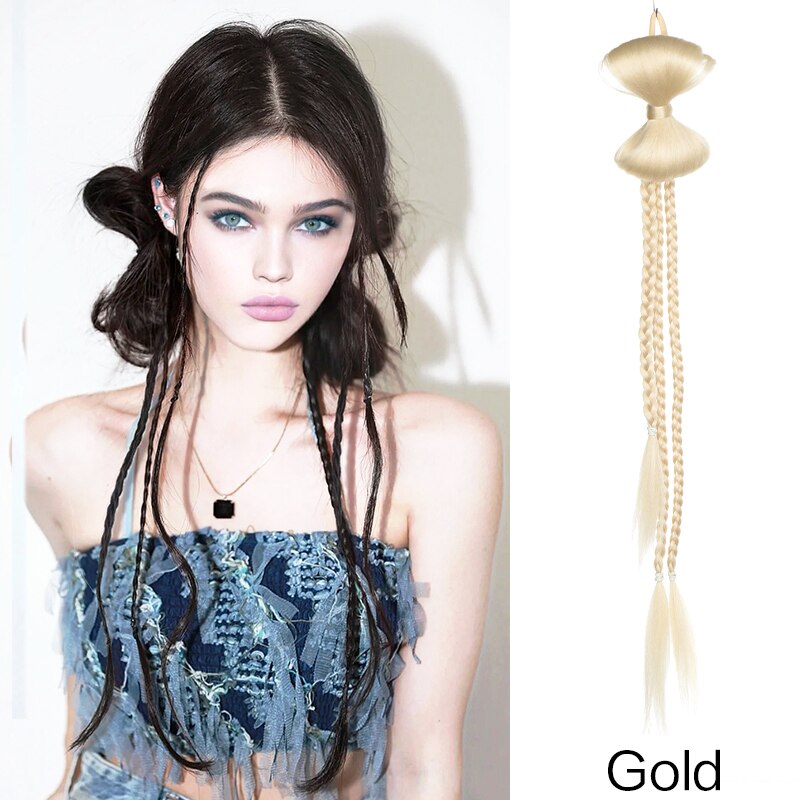 Hair Extensions  Synthetic Bubble Twist Ponytail High Elastic