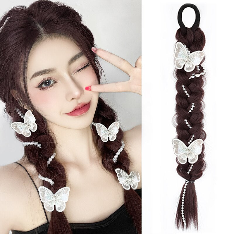 Hair Extensions  Synthetic Bubble Twist Ponytail High Elastic