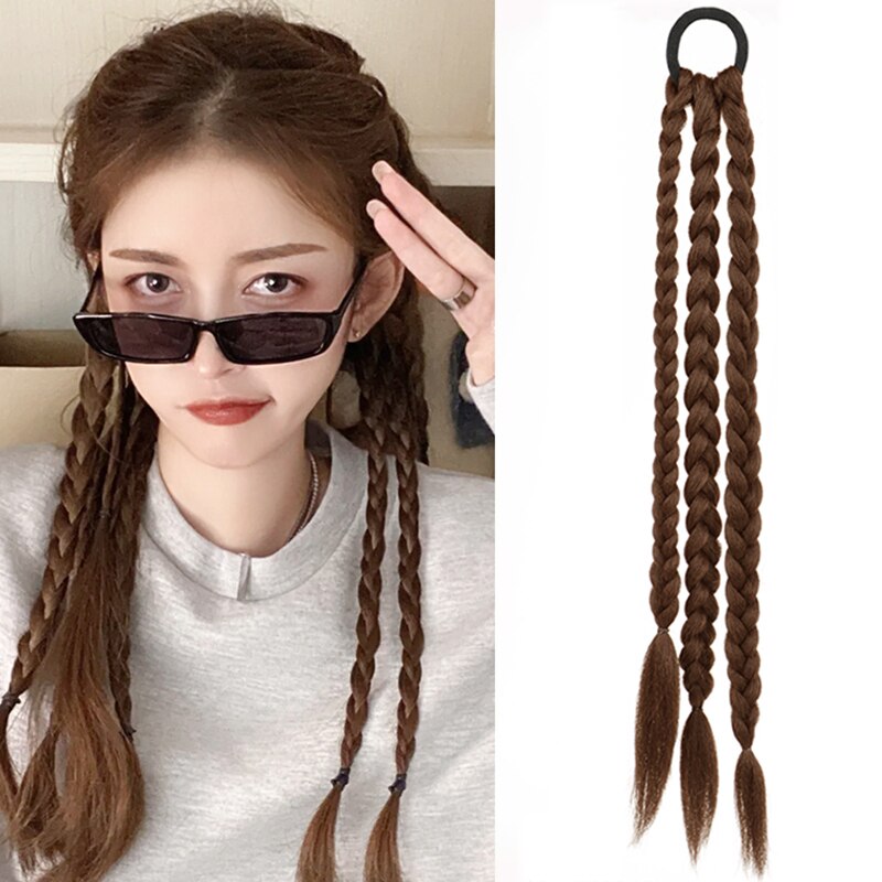 Hair Extensions  Synthetic Bubble Twist Ponytail High Elastic