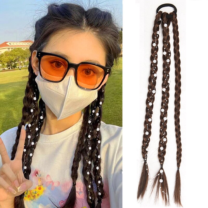 Hair Extensions  Synthetic Bubble Twist Ponytail High Elastic