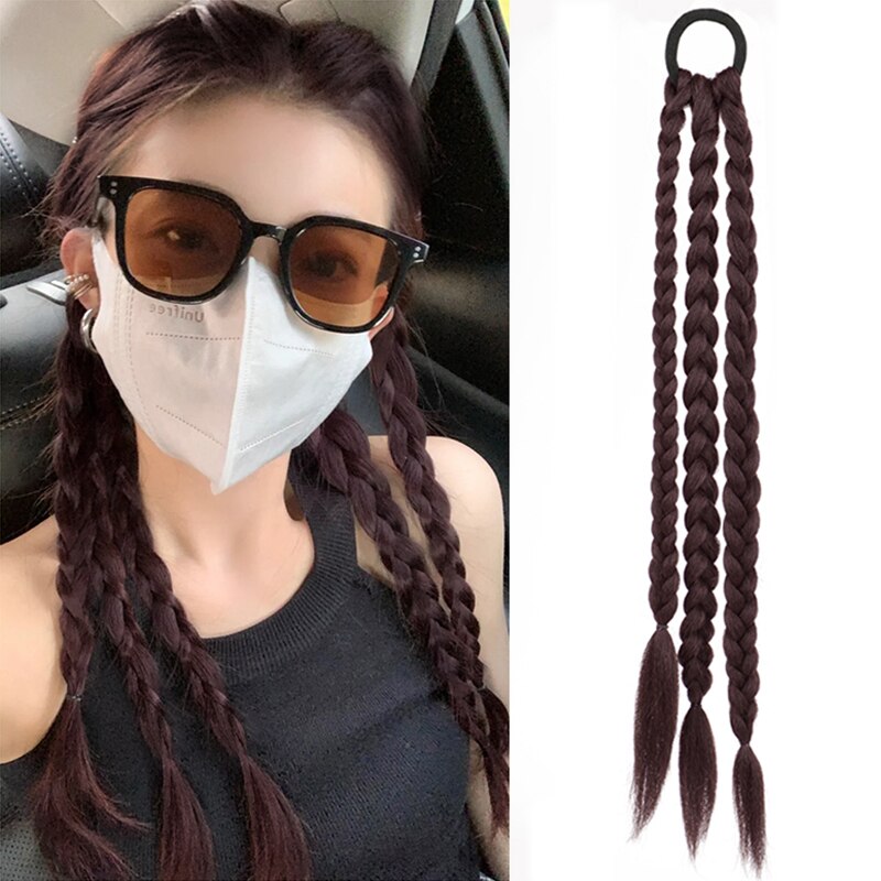 Hair Extensions  Synthetic Bubble Twist Ponytail High Elastic