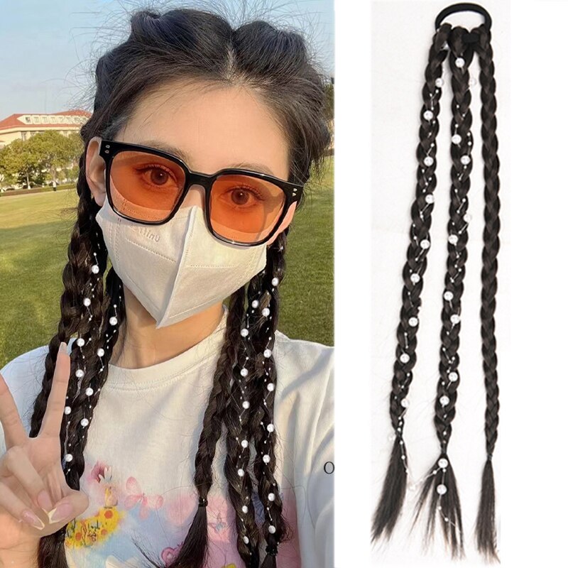 Hair Extensions  Synthetic Bubble Twist Ponytail High Elastic