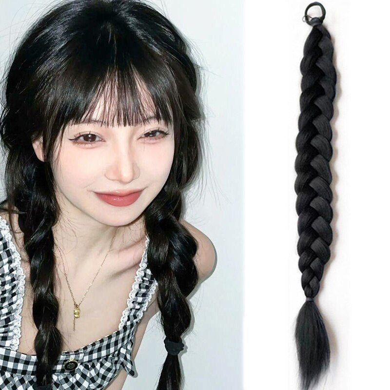 Hair Extensions  Synthetic Bubble Twist Ponytail High Elastic