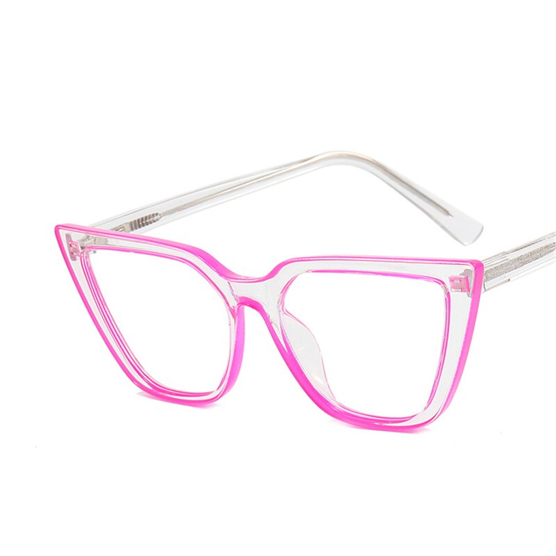 Transparent Computer Glasses Frame Women Men Anti Blue Light cat eye Eyewear Blocking Glasses Optical Spectacle Eyeglass TR90