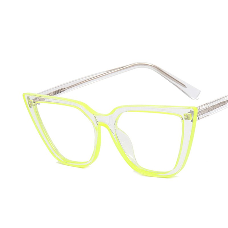 Transparent Computer Glasses Frame Women Men Anti Blue Light cat eye Eyewear Blocking Glasses Optical Spectacle Eyeglass TR90