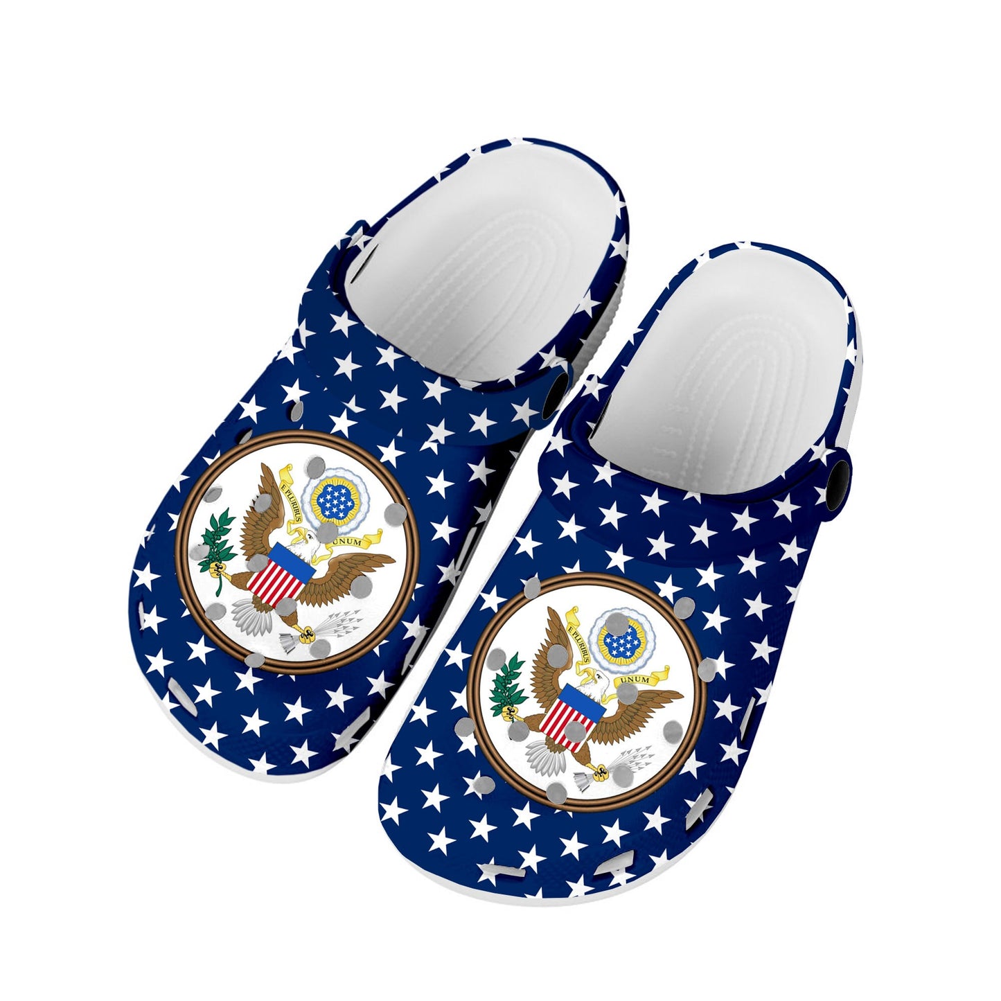 USA Flag America Red Blue White Art Home Clogs Custom Water Shoes Mens Womens Teenager Shoe Garden Clog Beach Hole Slippers