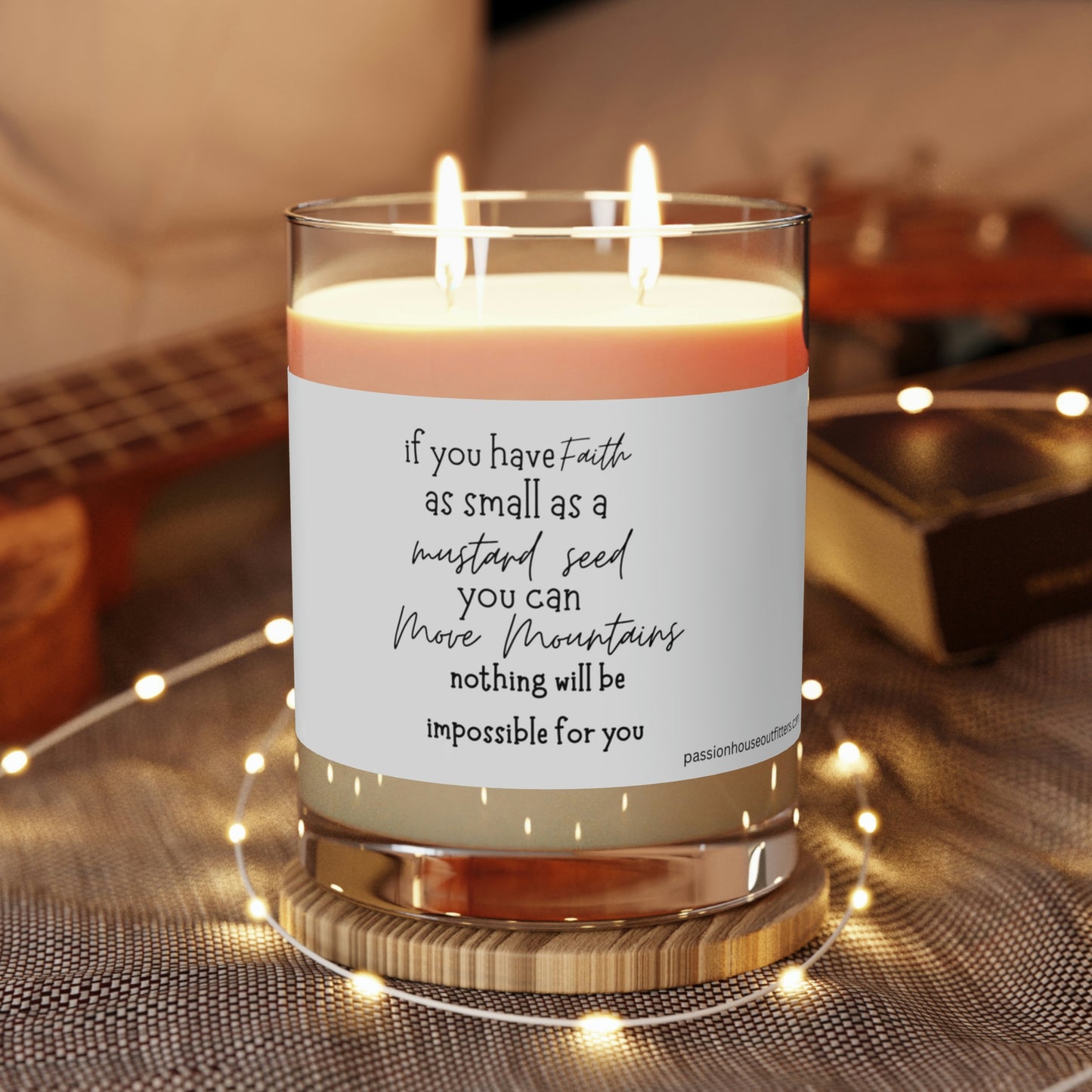 Scented Candle - Full Glass, 11oz