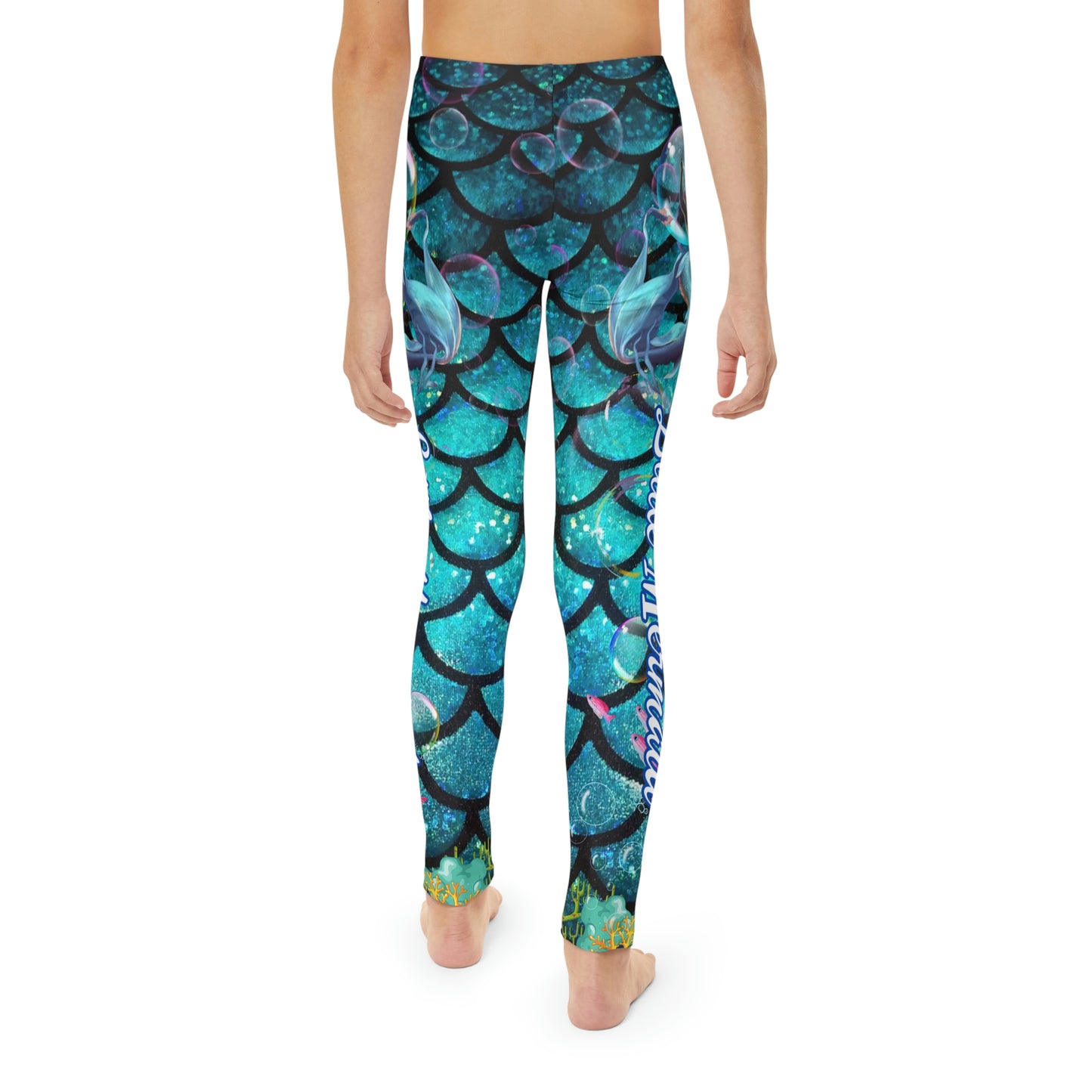 Mermaid Youth Full-Length Leggings (AOP)