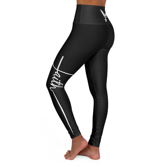 Faith Dove High Waisted Yoga Leggings